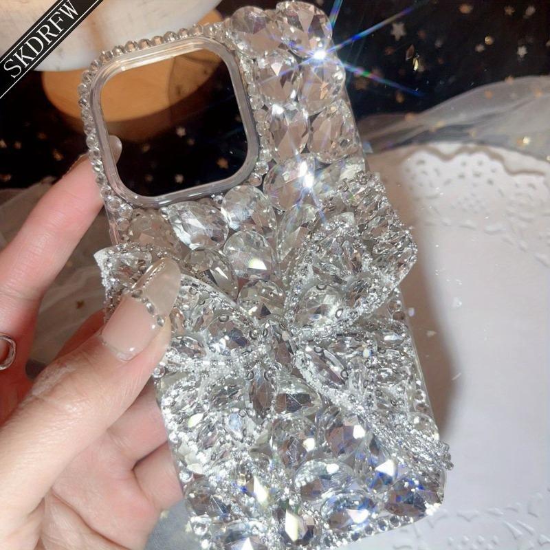 Luxury Diamond Bow Tassel Phone Case, Fits iPhone 13-17 Series