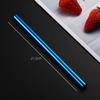 304 Stainless Steel Straw Set Color Metal Straw Restaurant Milk Tea Beverage Coffee Tube Straight Pipe Elbow Set