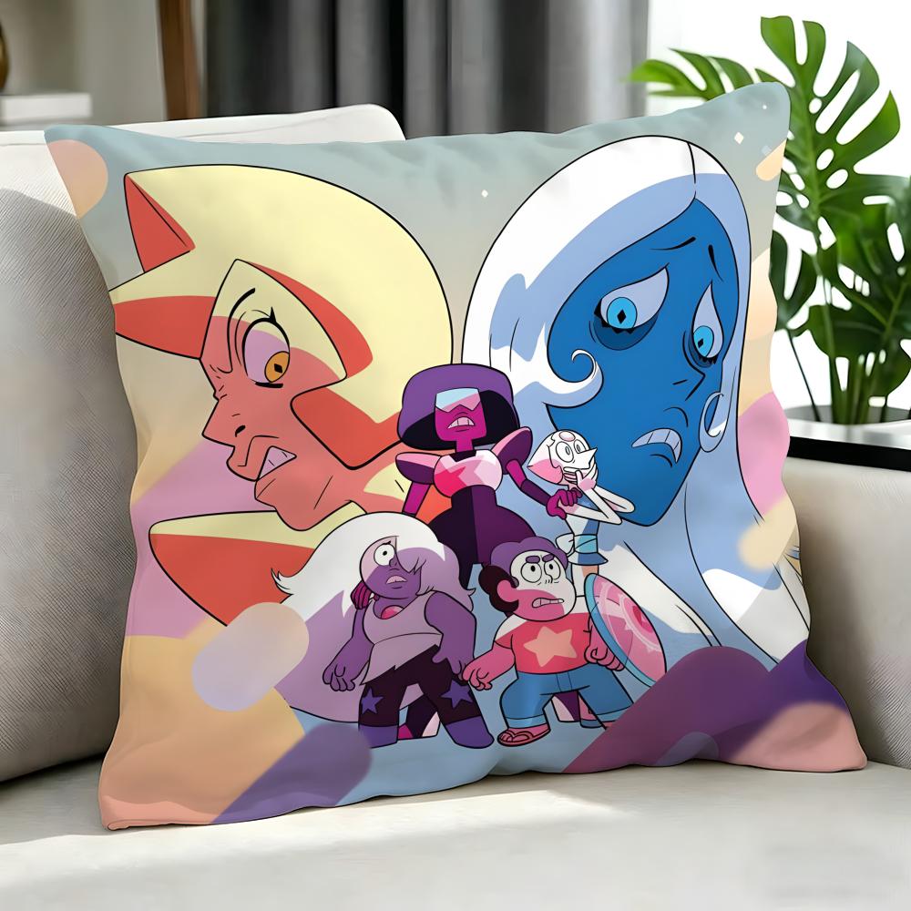 Cartoon Steven Universe Future Cushion Cover Cushion Cover Set 4Pcs 50X50 45X45 40X40 Pillowcase Decorative Sofa Home Decor