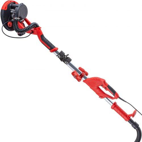 VEVOR Electric Drywall Sander 750W Drywall Sander Foldable Sheetrock Sander with Telescope Handle Electric Sander Variable Speed 800-1750RPM Wall