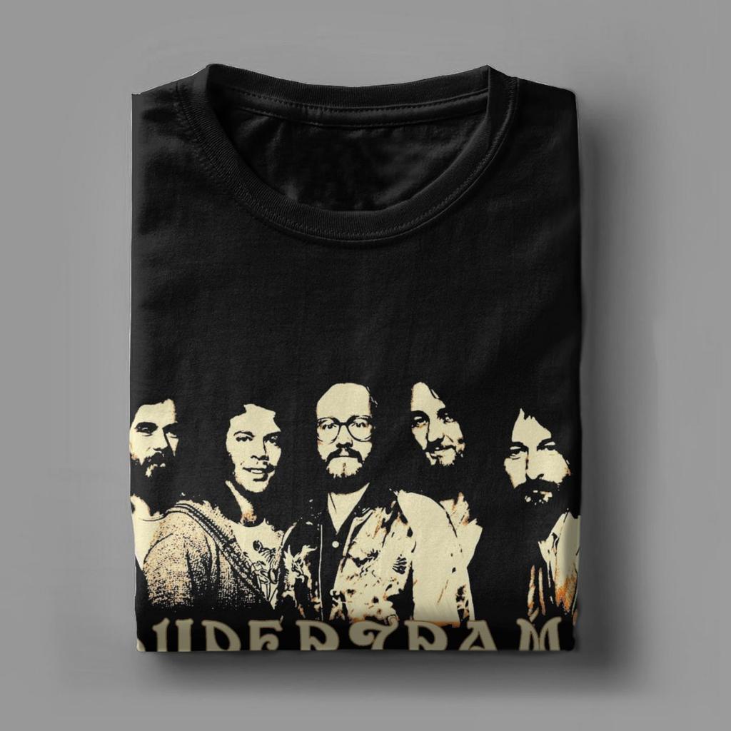 Pánské tričko Supertramp z čisté bavlny, vtipná trička s kulatým výstřihem, oblečení s krátkým rukávem, léto