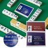 2023 Mah Jongg Scorecard Rules Card Foldable Durable Mah Jongg Rulebook for Mahjong Beginner