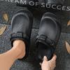Men Fashion Closed Toe Mule Sandals Lightweight Casual Outdoor Slippers Breathable Summer Walking Shoes 36 To 45
