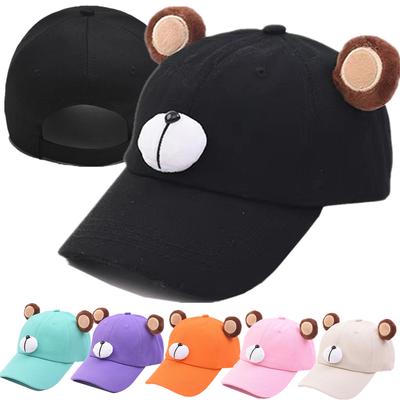 Yeni Çocuk 3D Tasarım Çizgi Film Şapka Ayı Anime Çizgi Film Şapka Şapka Erkek Kız Şapkası Yüksek Kaliteli Çocuklar İçin Beyzbol Şapkası