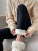Temu Hot Selling Large Size Autumn/Winter Lambswool Warm Thick Elastic Fleece Lined Pants