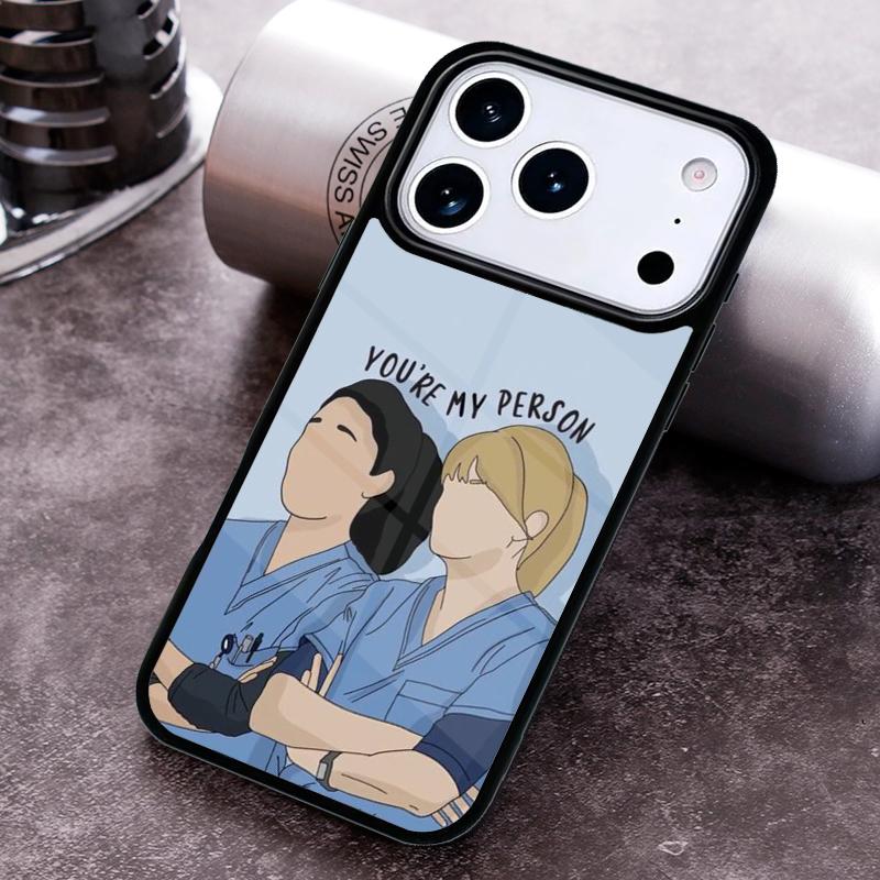Greys Anatomy You are my person Phone Case for iPhone 17 16 15 Pro Max Air 14 13 12 11 Plus Shockproof Cover