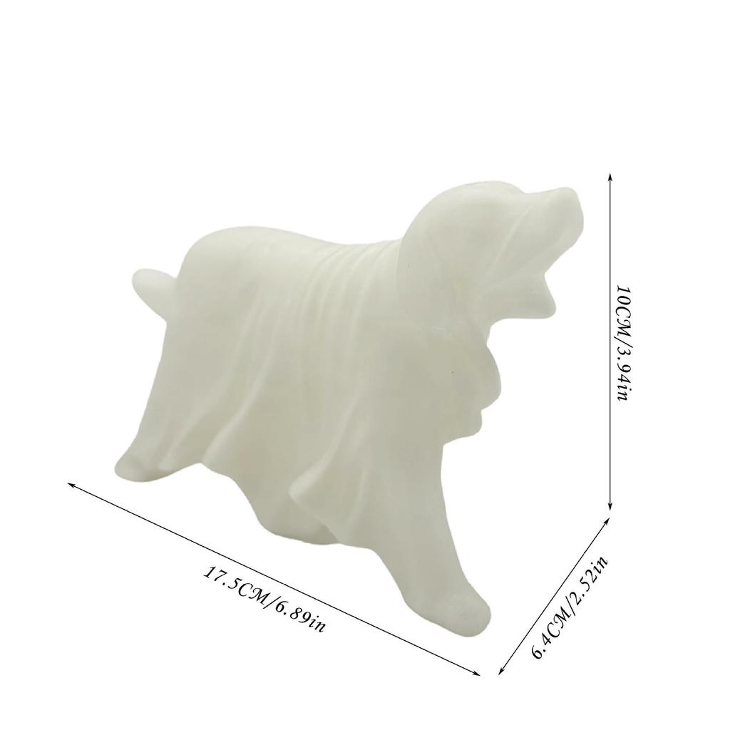 In-Stock Cross-border Halloween Ghost Dog Creative Decoration Craft Ornament