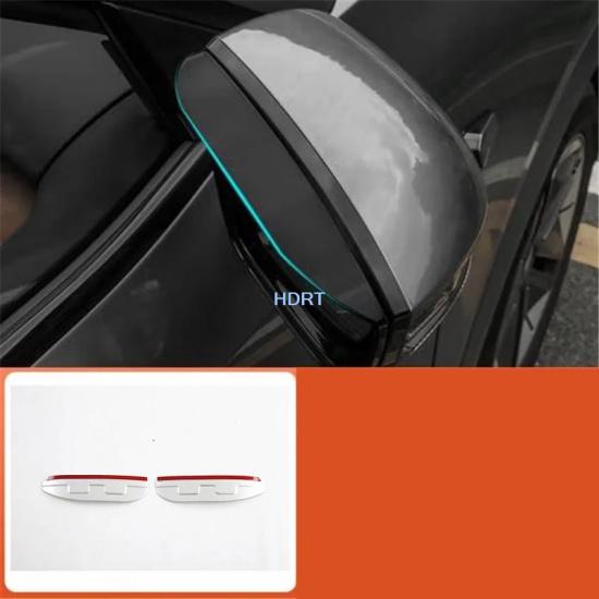 For Changan Deepal S7 S07  + Style Right Hand Drive Car Reverse Mirror Reflective Mirror Cover Rear View Mirror Rain Eyebrow