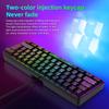 Y-FRUITFUL K401 61 Keys Gaming Keyboard with RGB Light 1.8m Wired Mechanical Keyboard for PC/Laptop