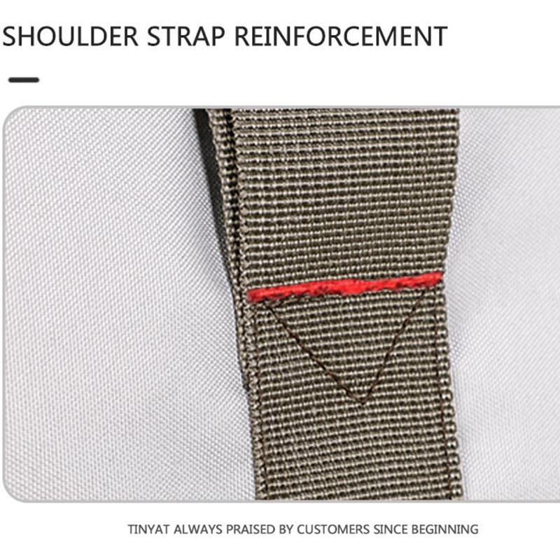 TINYAT Women Travel Bag Hard Fold Luggage Bag Clothing Business Bag Men Storage Bag Carry On Hanging Suitcase Light Garment Bag