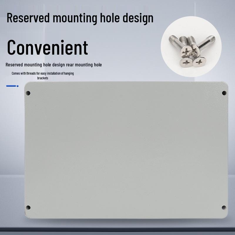 Outdoor Waterproof Die-Cast Aluminum Junction Box with Sealed Push Button Switch