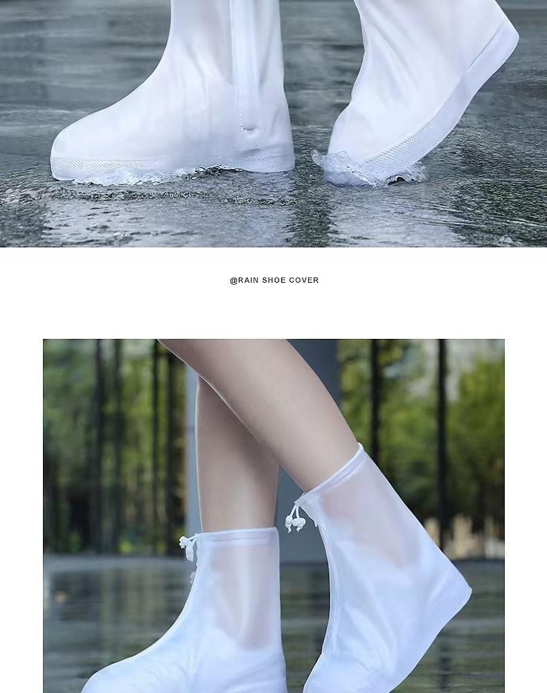 Men's & Women's Non-Slip Waterproof Overshoes - Thick, Wear-Resistant, High-Top Rain Boot Covers for Children & Adults