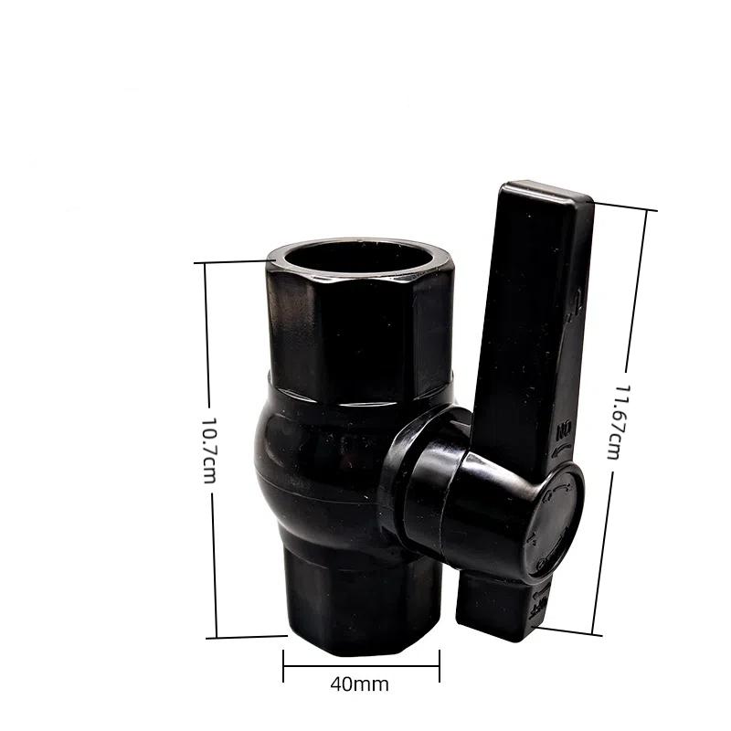 

Кульовий кран для ПВХ труби 20/25/32/40/50 мм Садове зрошення Сільське господарство Водопостачання Фітинги з єднувачів для акваріумної водопровідної труби