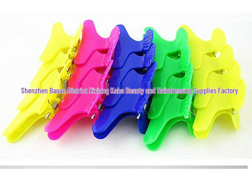 Medium Butterfly Hair Clips: Colored Plastic Accessories for Styling and Hair Clips Package of 20