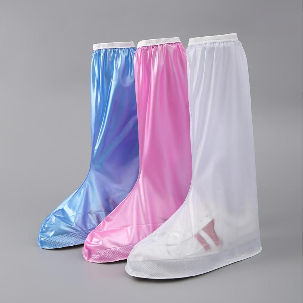 High-Top Waterproof PVC Shoe Covers - Anti-Slip, Sandproof Protection for Cycling Outdoors At Chaka Salt Lake