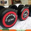Yongchi Rubber-Coated Steel Dumbbell Sets with Rack