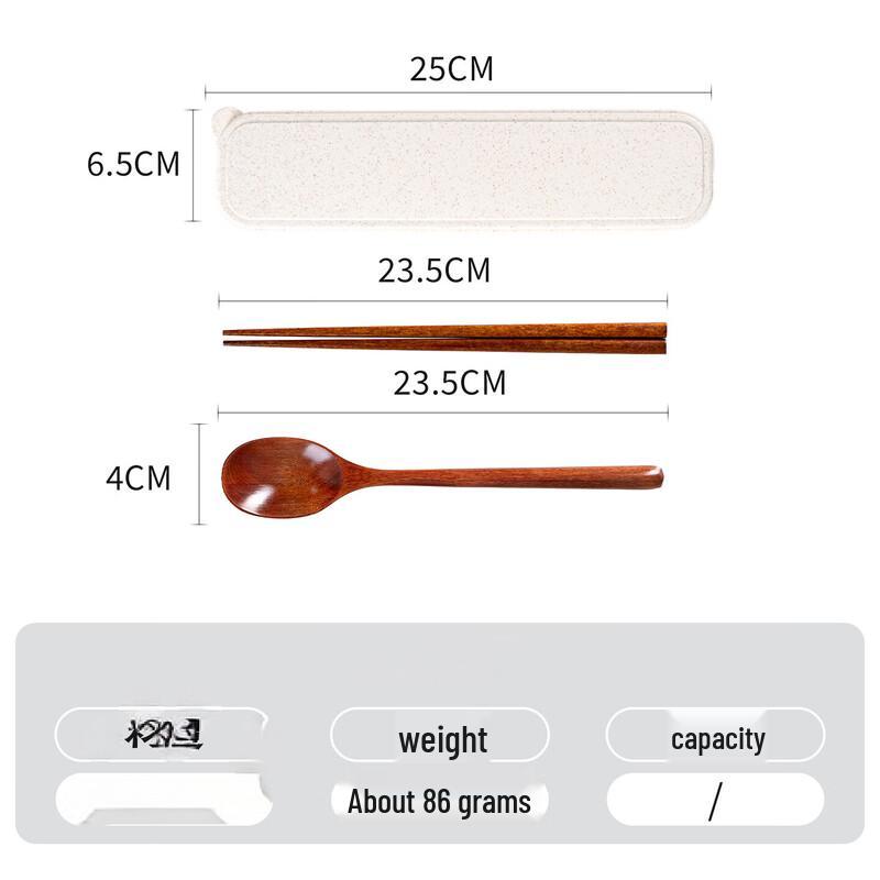 Abay Portable 3-Piece Enamel Cutlery Set