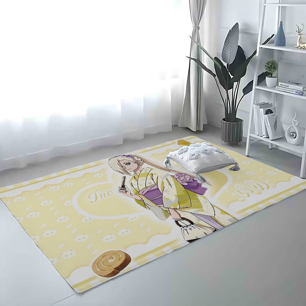 N-NARUTO Cool Floor Mat Bathroom Absorbent Mat Simple Door Dirt-resistant Mat Home Kitchen Mat Foot Mat Entry Mat