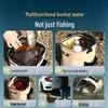 Foldable Hand-held Fishing Bucket & Live Fish Container