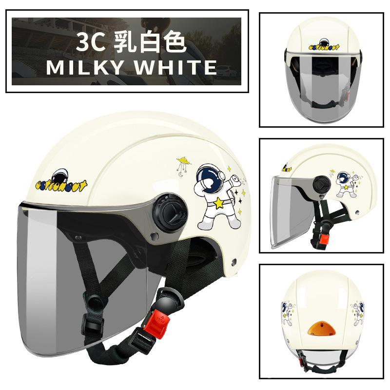 Electric battery car men and women summer sunscreen half helmet four seasons universal motorcycle helmet