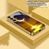Der goldene Mondhimmel Für Samsung Galaxy S26 S20 FE S21 S22 S23 Plus S24 Ultra 25Ultra S21+ S9 S22 S8 Goldene Glas-Handyhülle