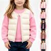 Kids Cotton Padded Vest Warm Quilted Outerwear for Boys Girls