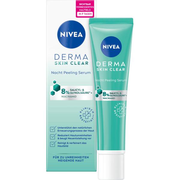 NIVEA Peeling Serum Night Derma Skin Clear 40ml