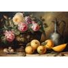 Dark Vintage Still Life Poster Prints For Living Room Home Decor Victorian Retro Flowers Fruits Picture Canvas Painting Wall Art