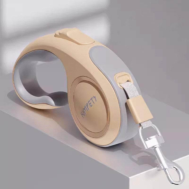 5M/16ft Retractable Dog Leash Strong Nylon Tape 360° Tangle-Free One-Hand Brake Pet Walking Leash for Small Medium Dogs and Cats 5M