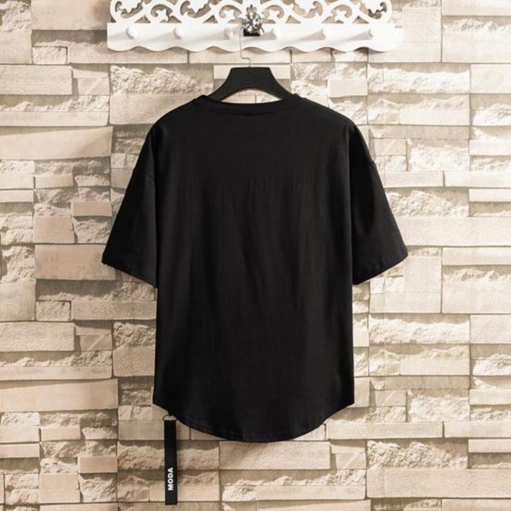 Men Summer T-shirt Pullover Daily Wear Hip Hop Plus Size Men Summer Top Male Clothes