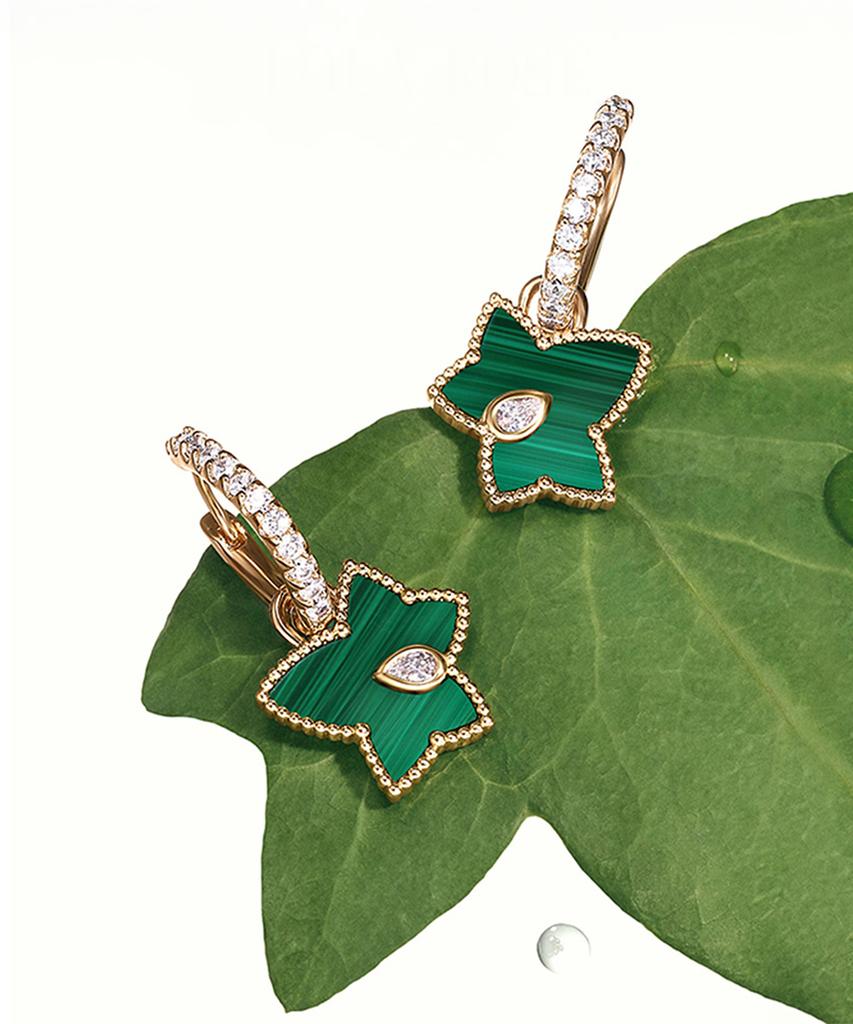Lola Rose Ivy Malachite Cubic Drop Point Women'S Earrings