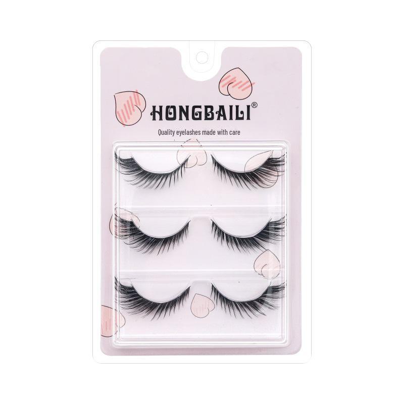 Hong Baili Oblique Flying Fox Series Natural Dense Eyelash Extensions