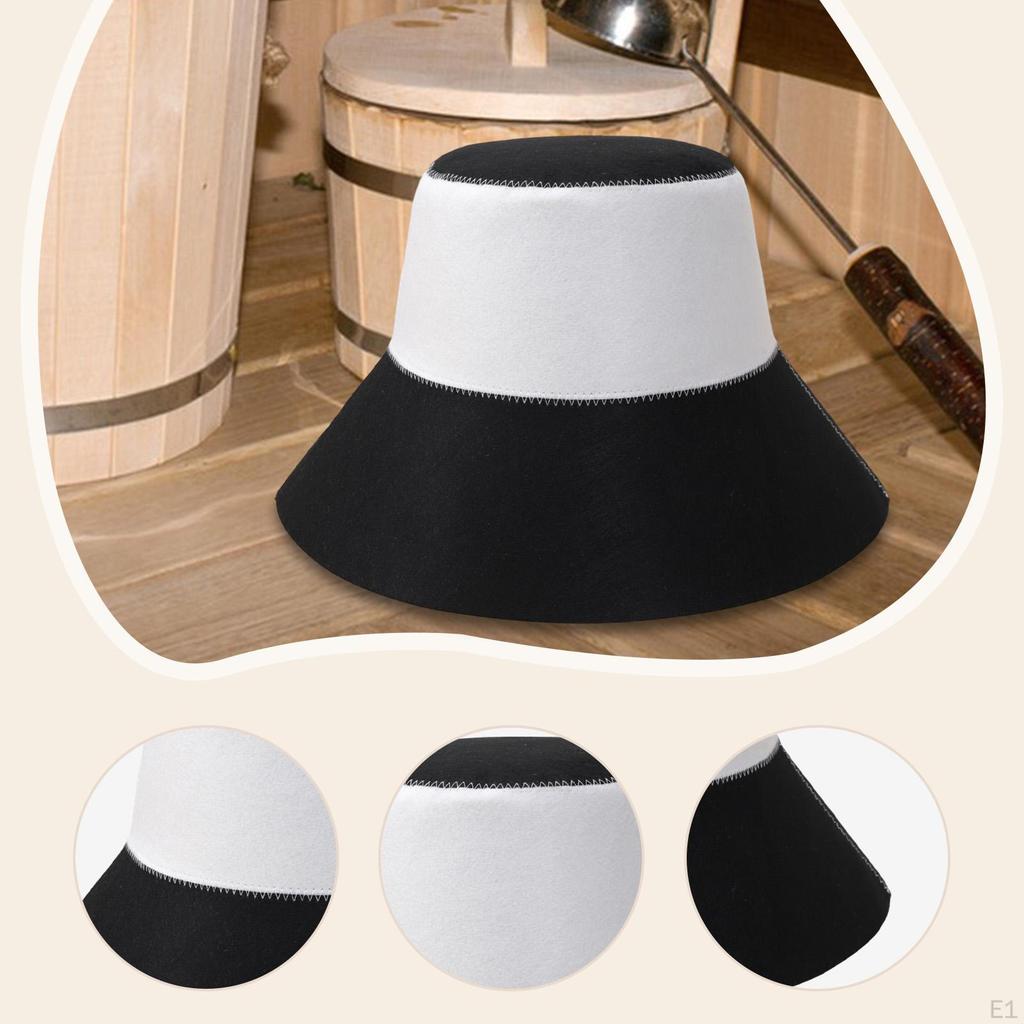 Sauna Hat Comfortable Gift Breathable Portable Practical, Lightweight Reusable Durability,