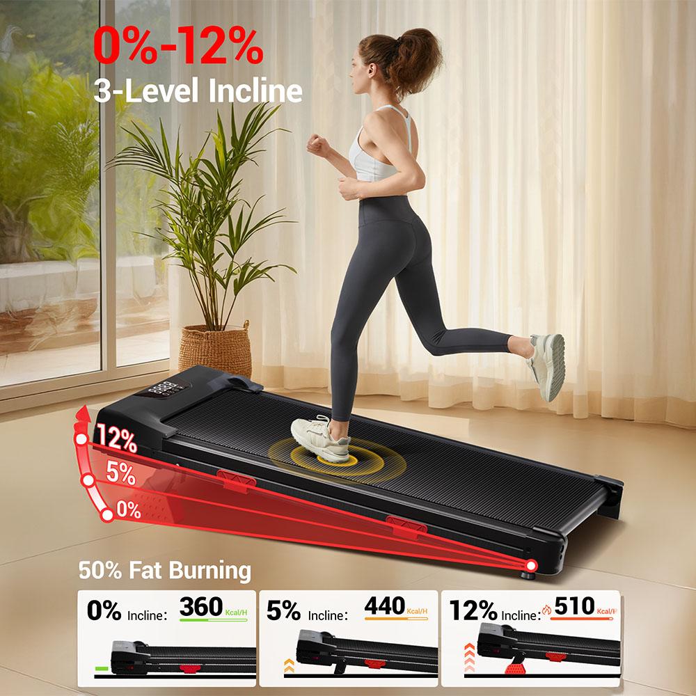 ROBORE U18     Foldable Treadmill with 12% Incline