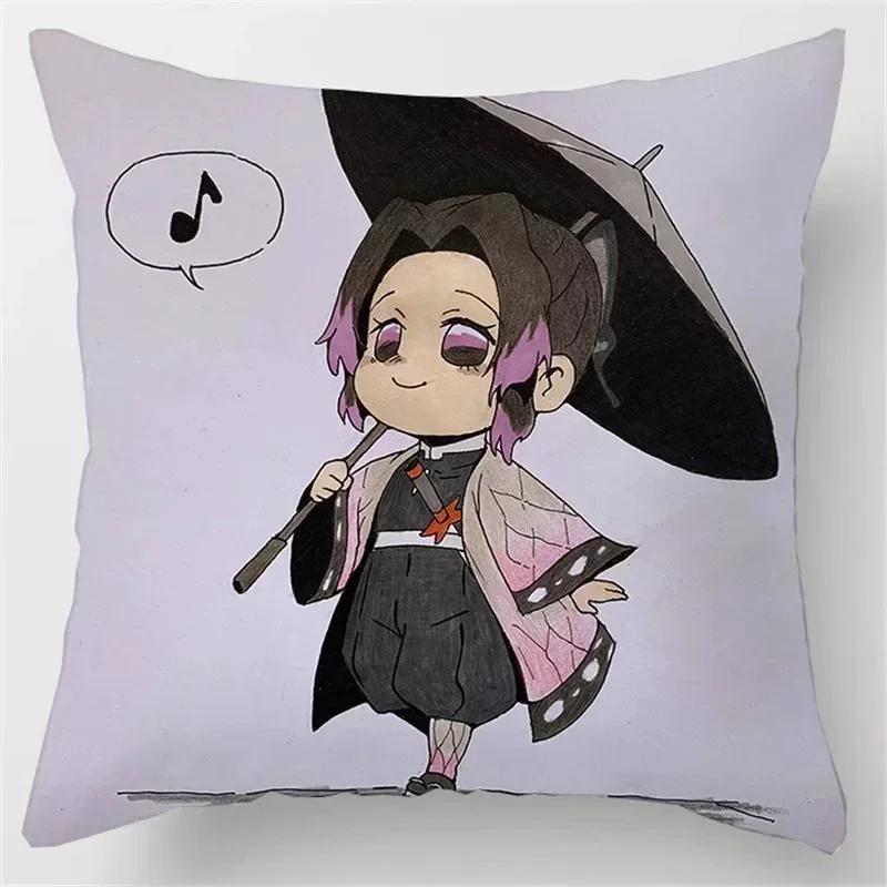 Demon Slayer Kamado Tanjiro Nezuko Poduszka Anime Poszewka na Poduszkę do Ciała Kawaii Loli Dziewczyna Samochód Sofa Dakimakura Poduszka Pokrowiec na Poduszkę