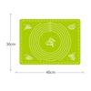 Utuo Silicone Pastry Mat with Measurements