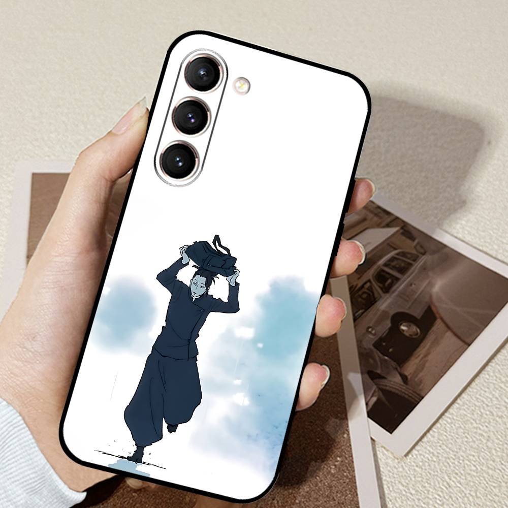 Suguru Geto Phone Case Black Ultra-thin Shockproof Case For Samsung S24/S25/S22/S30/Note20/Lite/Ultra/5G/Plus/FE