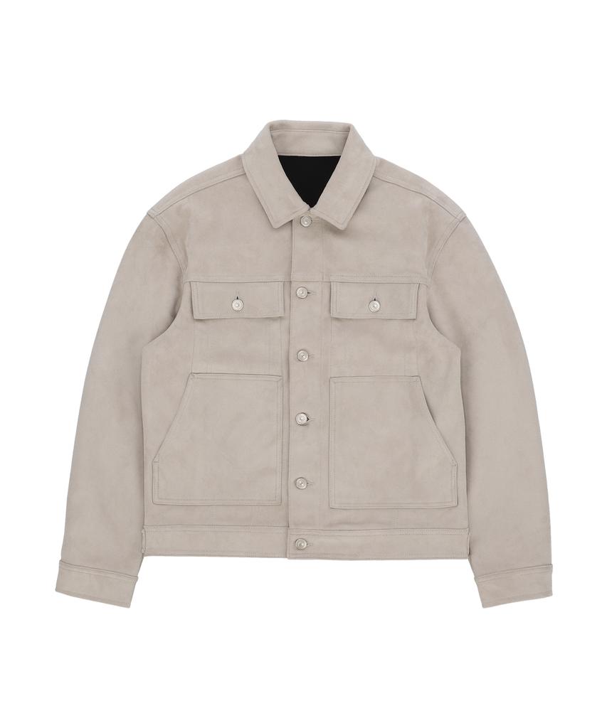 W Standard Suede Trucker Jacket [3 Colors]