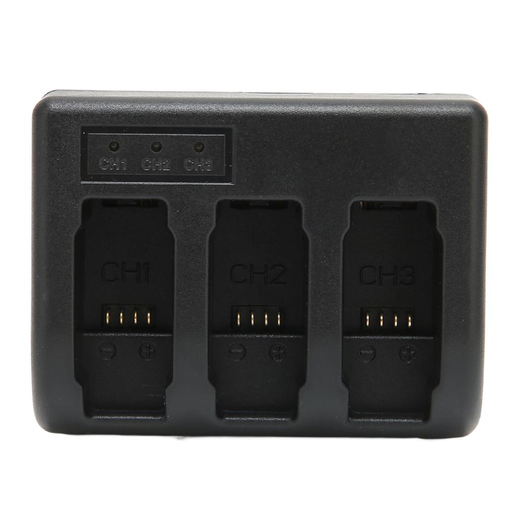 Camera Battery Charger Triple Slot Battery Charging Station for AHDBT‑501 601 701 Camera Battery