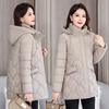 2025 winter down cotton coat short fashionable women autumn and winter coat large size