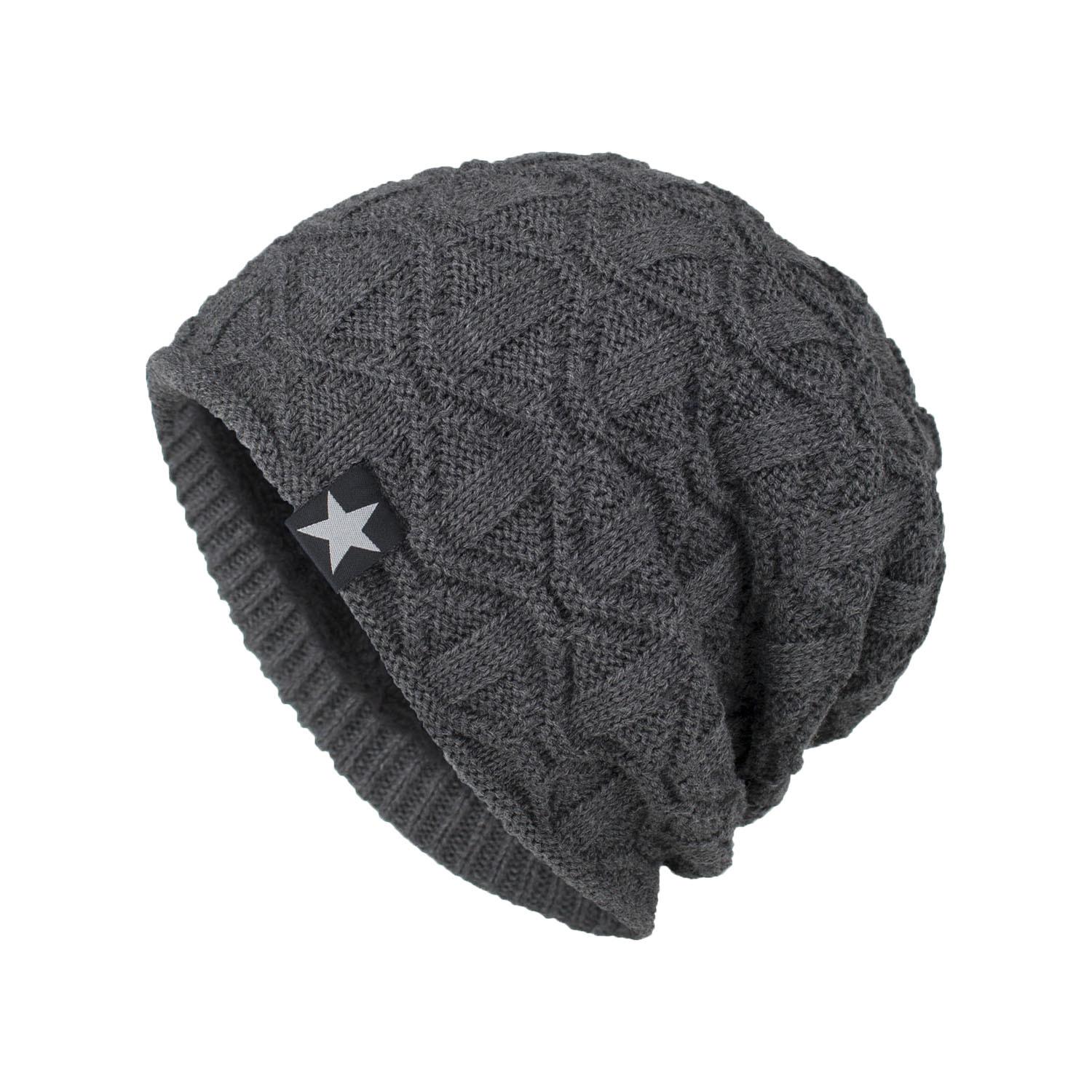 

Осень и зима новый бархатный белый пятизвездочный тканевый лейбл волнистый свитер шапка вязаная шерстяная шапка