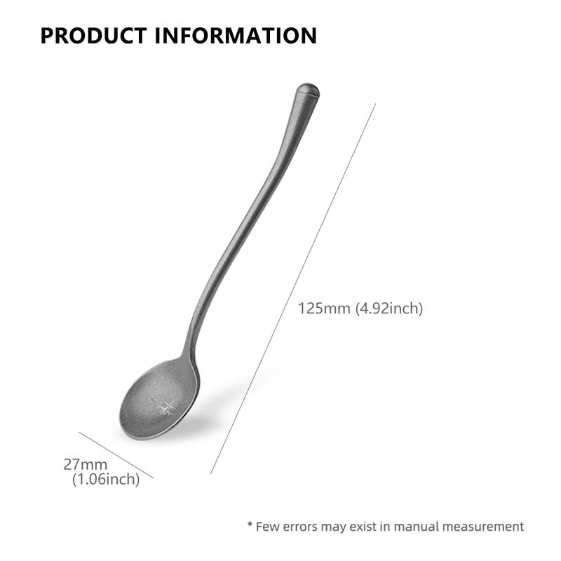 MHW-3BOMBER Stainless Steel Coffee Stirring Spoon Exquisite Coffee Spoon Portable Coffee Tools Professional Barista Accessories