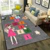 Hopscotch Child Digital Games Boy Girls Carpet Rug for Home Living Room Bedroom Sofa Doormat Decor,Non-slip Floor Mat