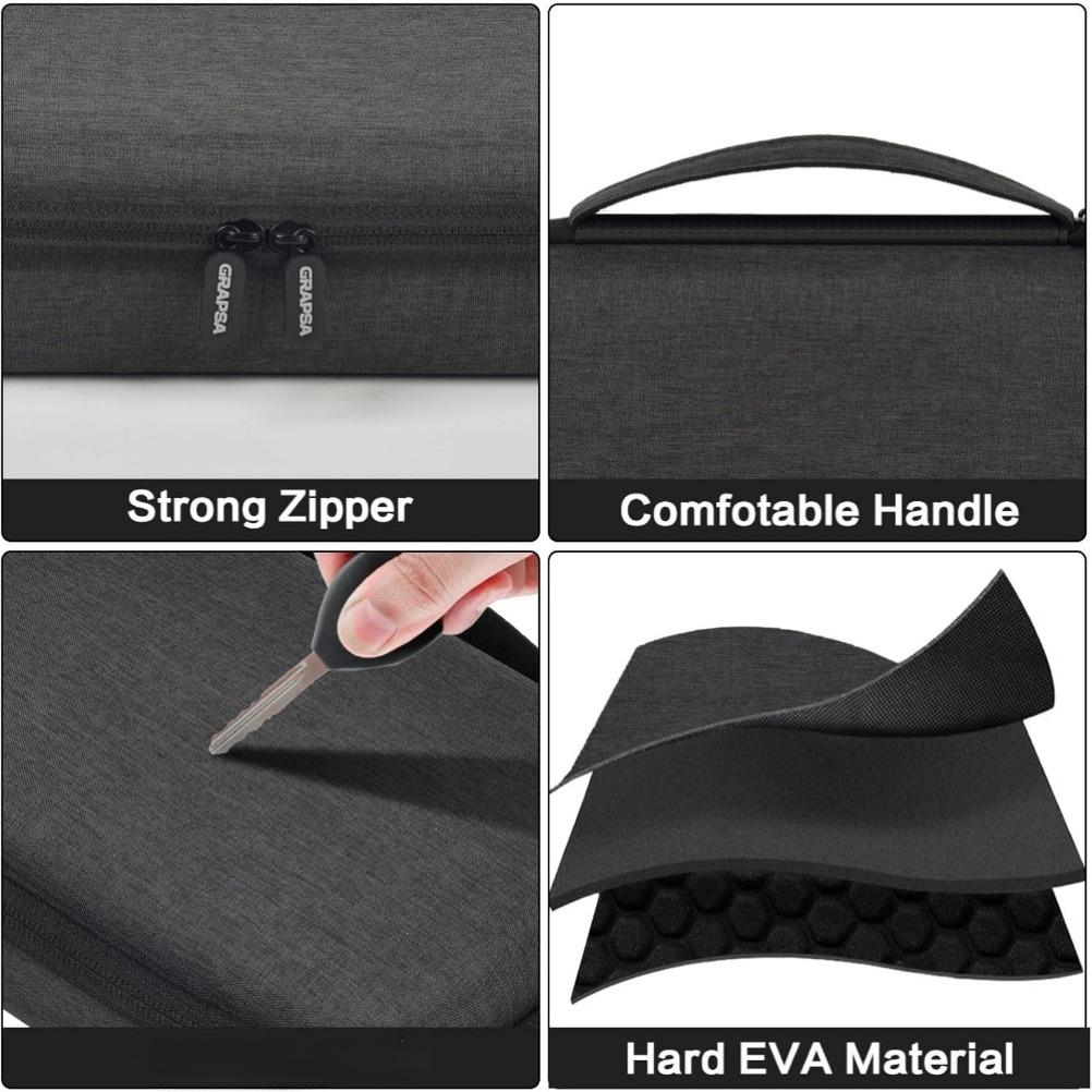 Travel Fashion Glasses Organizer Boxes Sunglasses Storage Box Glasses Fashionable Storage Holder for Men's Glasses & Cables