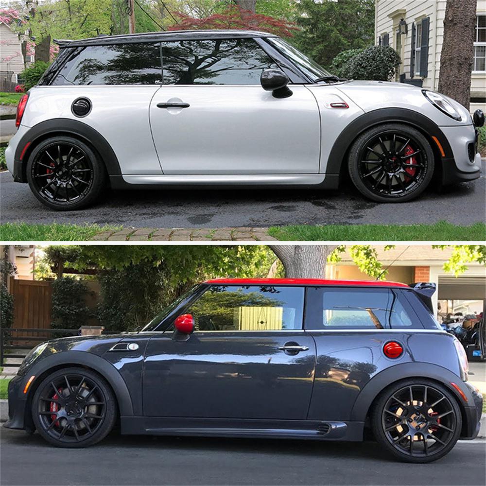 Carbon Fiber Black Fuel Tank Cover Cap For Mini Cooper R Series R55 R56 R57 2.0T