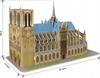 Cubic Fun Puzzle 3d Katedra Notre Dame - C242h - 53 Elementy