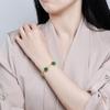 Fashion Flower Stainless Steel Bracelets For Women Trendy Gold Color Metal Bracelet Party Birthday Daily Cute Romantic Jewelry