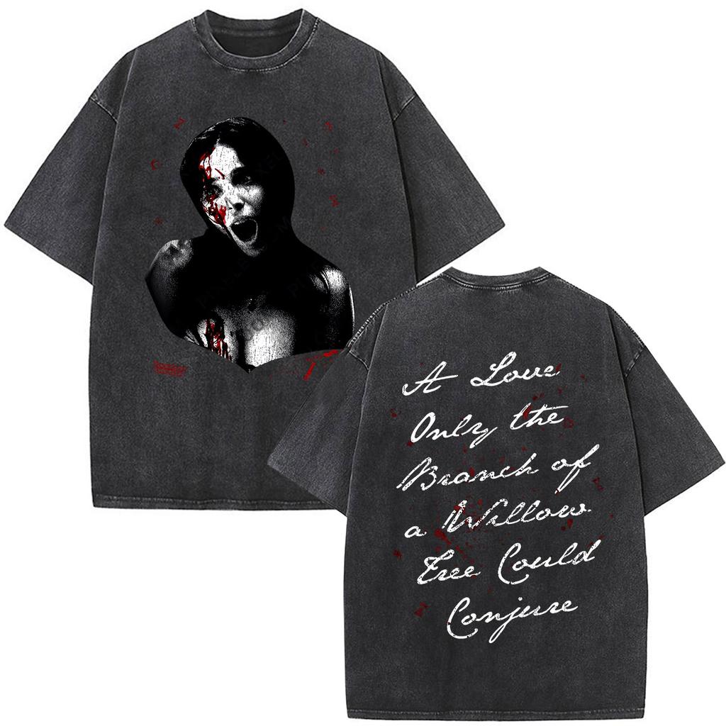 Maglietta Nikki Lavata Vintage Ossessione Film Horror Uomo Donna Moda Magliette Gotica Cotone Oversize Manica Corta