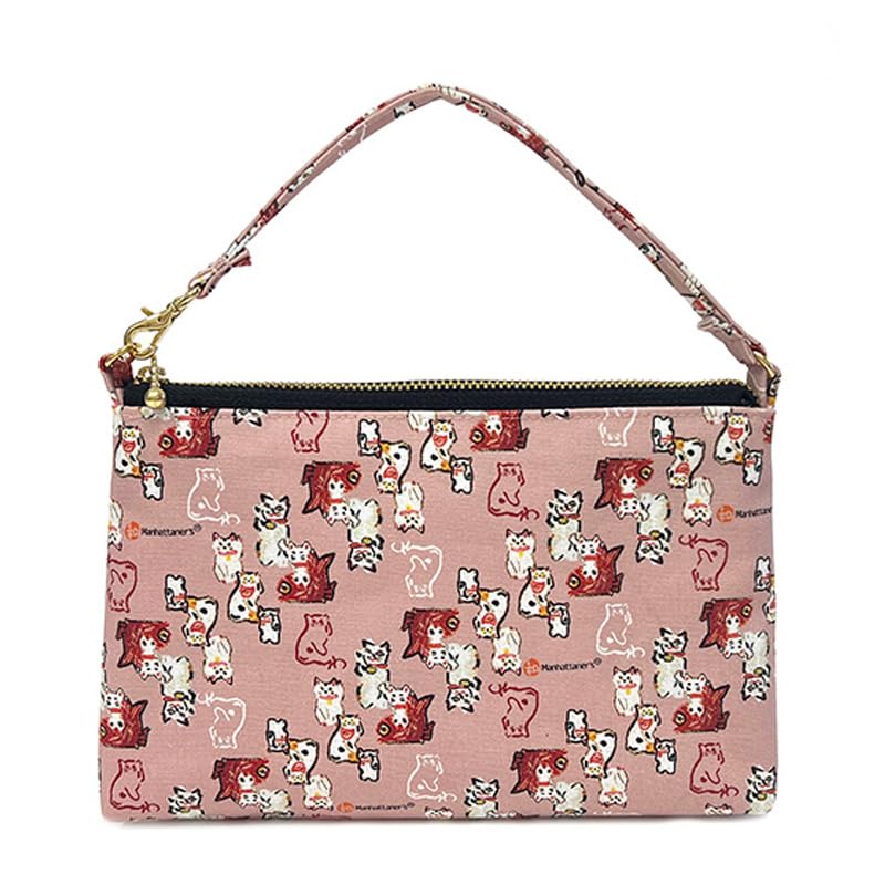 

Makeup Japanese Pink [Japanese Manhattaner s] Case, Pouch, Goods, 70-0304, розовый