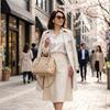 Kate Spade Shoulderwith strap 2WAY Handbag pink beige  Shoulder strap Used